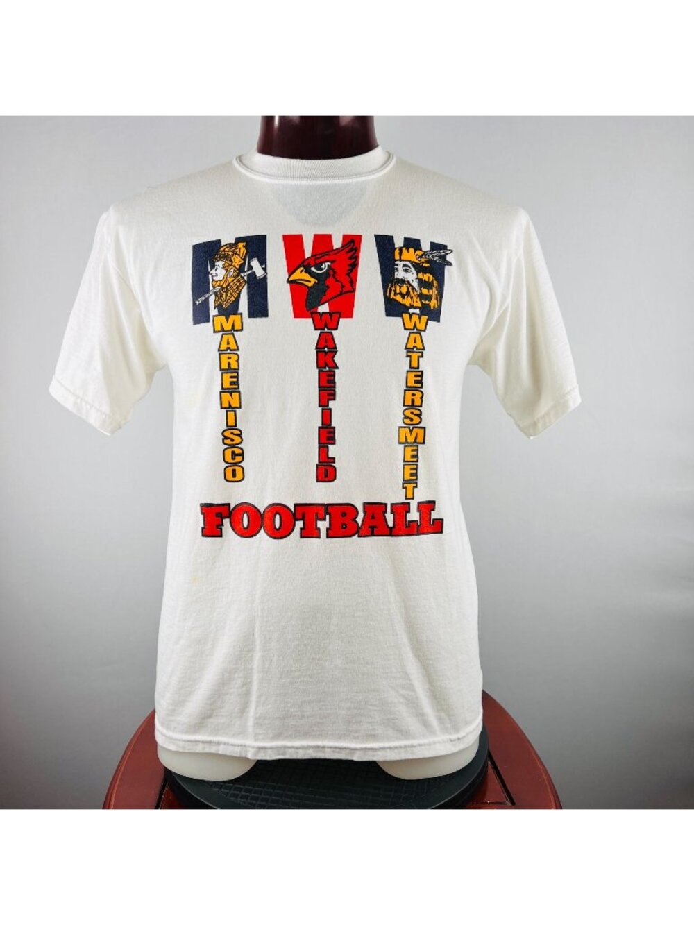 Wakefield - Marenisco - Watersmeet HS Football Med T-Shirt Shirt
